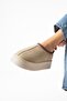Beige Suede Ultra Mini - Winter Furry Mini Slippers Boots & Booties - 4