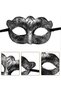 Masquerade antique grey silver distressed mask ball venetian - 2