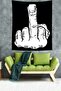 Silent Response Movement Stain Resistant Velvet Textured Fabric Wall Cloth Wall Carpet Tapestry - 2