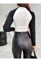Women's Printed Ottoman Fabric Crop Blouse - 3