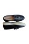 Genuine Leather Black Women's Walking Shoes - 2
