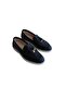 Genuine Leather Black Women's Walking Shoes - 5