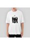 The Beatles Group Oversize White T-Shirt L