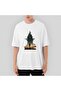 Last Warrior Oversize White T-Shirt