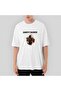 Disturbed Monster Oversize White T-Shirt