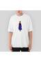 Frozen Anna Silhouette Oversize White T-Shirt