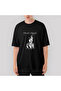 Charlie Chaplin Quotes Oversize Black T-Shirt XL