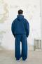Navy Blue Cozy Basic Oversize Sweatshirt - 4