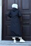 Rib Detailed Zippered Waterproof Full Length Long Trench Top Coat - 6