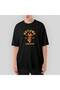 Red Dead Redemption 2 Outlaws Forever Skull Oversize Black T-Shirt