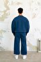 Navy Blue Cozy Basic Oversize Sweat - 4