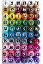طقم خيط مكون من 60 قطعة من القطن مثل Etamin-kanaviçe (10 GR-NO.8) - 2