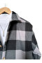 Men's Shirt Collar Oversize Cotton Lumberjack Shirt - 3