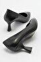 Women's Stiletto Shoes BLACK SKIN - 4