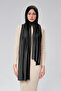 Women's Hijab Combed Shawl Ready Practical Snap-On Easily Wear Long Four Seasons Cotton Shawl - 2