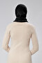 Women's Hijab Combed Shawl Ready Practical Snap-On Easily Wear Long Four Seasons Cotton Shawl - 6