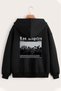 Unisex Printed Hooded Sweatshirt Cardigan - 2