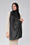 Women's Hijab Combed Shawl Ready Practical Snap-On Easily Wear Long Four Seasons Cotton Shawl - 3