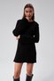 Women's Crew Neck Knitwear Dress - 5