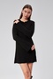 Women's Crew Neck Knitwear Dress