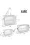 Personal Care Bag - Transparent Waterproof Makeup Bag - Waterproof Cosmetic Travel Bag (S) - 9