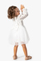 Baby Girl Dress Girls' Dress Birthday Party Wedding Tutu Tulle Long Sleeve Lined Dress - 3