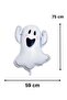 Ghost Foil Balloon Halloween Balloon White Ghost Halloween Balloon - 2