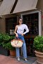 Tan Women's Contrast Tote Bag - 2