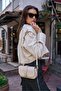Cream Women's Buckle Crossbody Bag