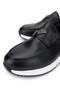Men's Genuine Leather Black Leather Loafer Shoes - 3