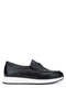 Men's Genuine Leather Black Leather Loafer Shoes