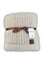 Rebecca Knitwear Knitted Soft Sofa Shawl, Children's Blanket Stone - 130x150 - 5