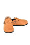 Genuine Leather Tan Plush Home and Outdoor Slippers - 5