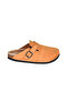 Genuine Leather Tan Plush Home and Outdoor Slippers - 3