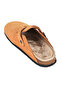 Genuine Leather Tan Plush Home and Outdoor Slippers - 6