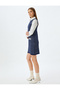 Tweed Mini Gilet Dress Sleeveless Tassel Detailed Applique Detailed - 2