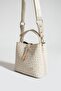 Print Patterned Waterproof 4 Compartment Women's Shoulder Bag - 5