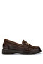 Women's Genuine Leather Brown Nubuck Loafers