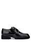 Men's Genuine Leather Black Opening Casual Shoes