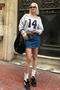 Karmelange Boat Neck Printed Women's Sweatshirt Mg2205 - 4