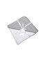 Star Gray Swaddle Blanket with Nickle Inside - 2