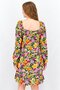 Women Floral Print Mini Dress, Multicolor - 4