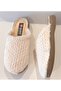 Plush Pule Detail Comfortable Sole Light Women's Home and Misfir Slippers - 6