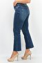 Women Regular Fit Solid Stretchable Jeans, Blue - 4
