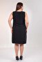 1111083 Women's Plus Size Printed Dress Black - 5