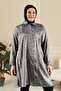 Women's Hijab Plus Size Leopard Print Long Shirt Tunic