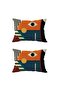 Double Sided Rectangular Throw Pillow Cover 2-Piece DS20 - 2