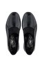 Woman's Genuine Leather Black Leather Casual Shoes - 5