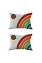 Double Sided Rectangular Throw Pillow Case 2 Pack Ds89 - 2