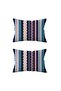 2-Piece Ds101 - Double-Sided Rectangular Throw Pillow Cover Set - 2